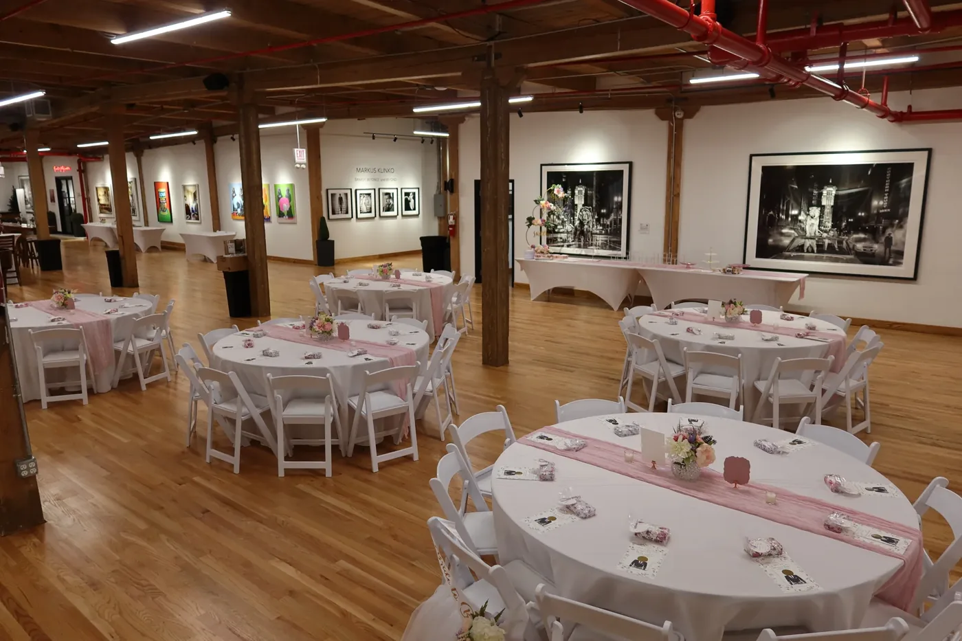Gallery and event space at Morgan Arts Complex